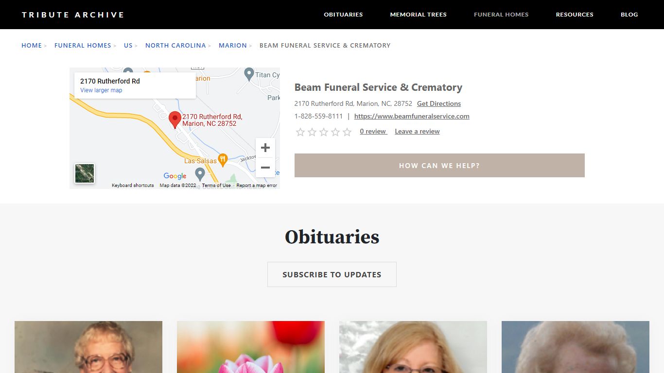 Beam Funeral Service & Crematory - Marion - North Carolina - Funeral ...